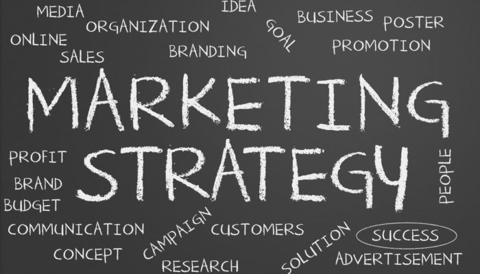 Marketing strategy word cloud